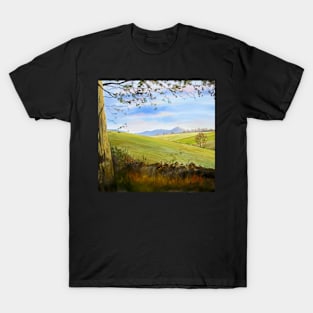 Spring fields of Bennachie T-Shirt